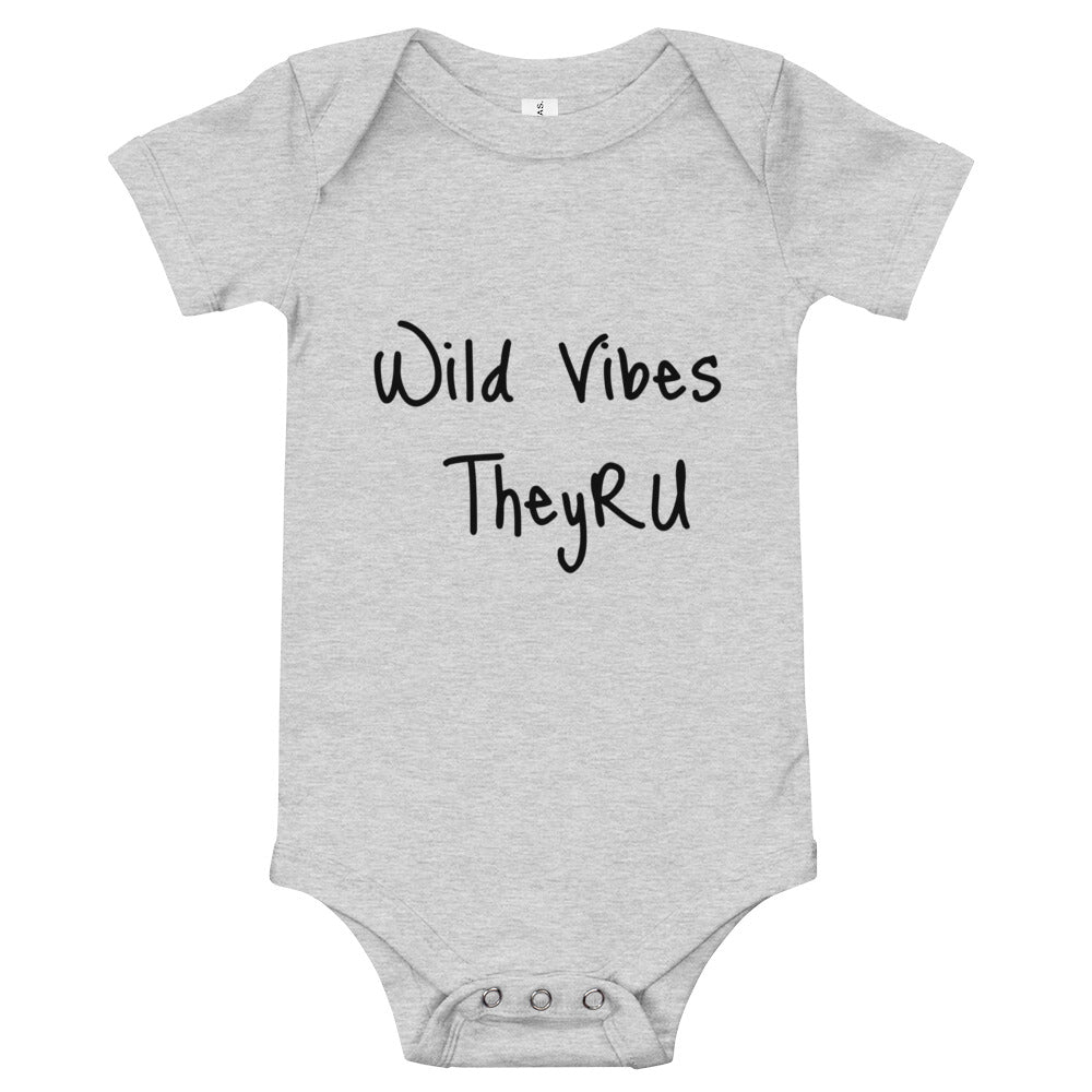 Wild Vibes Baby short sleeve one piece