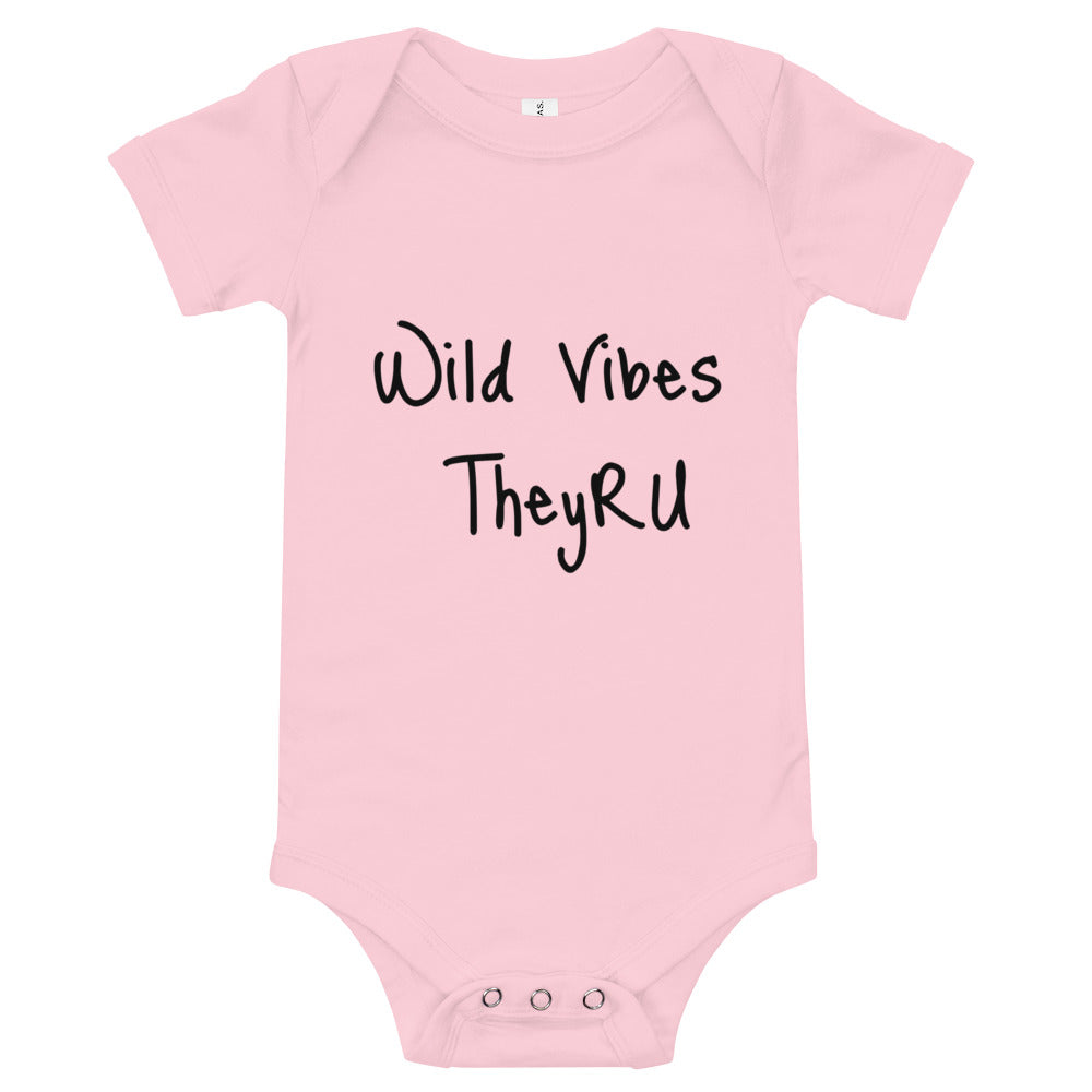 Wild Vibes Baby short sleeve one piece