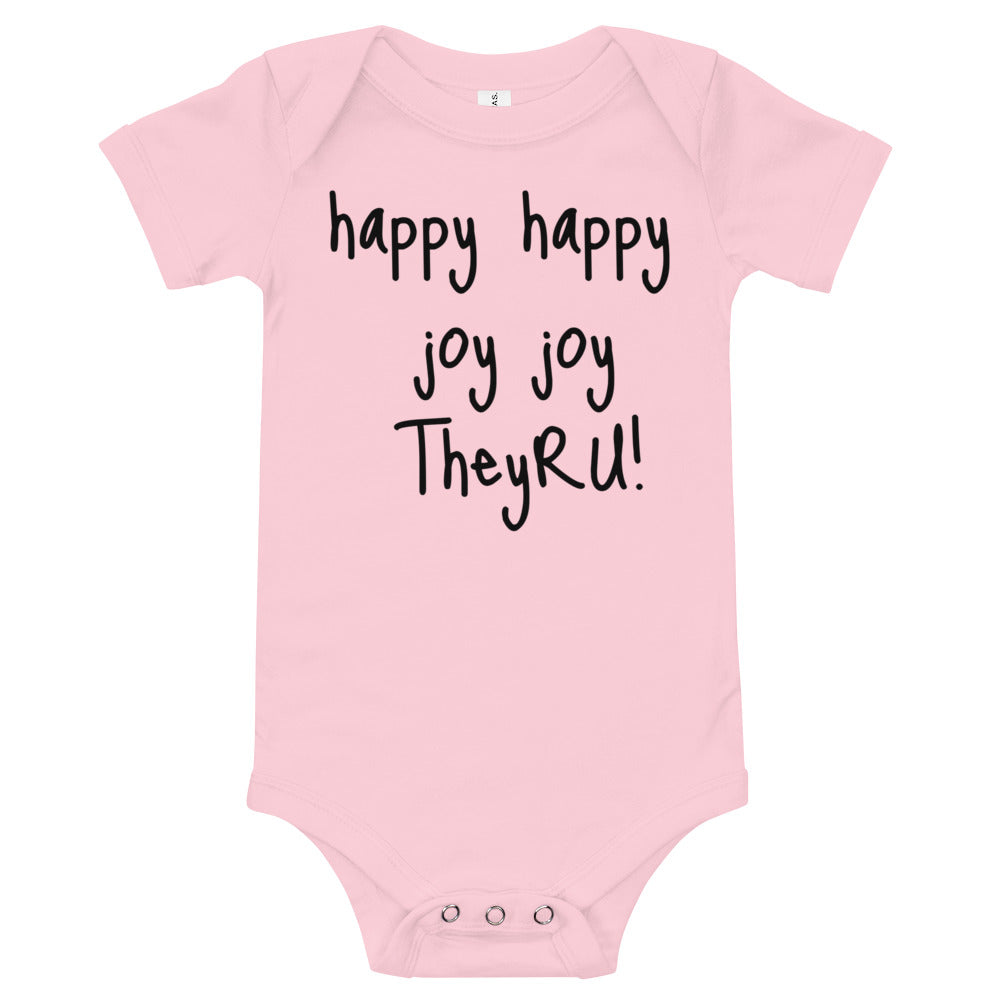 Happy Happy Joy Joy Baby short sleeve one piece