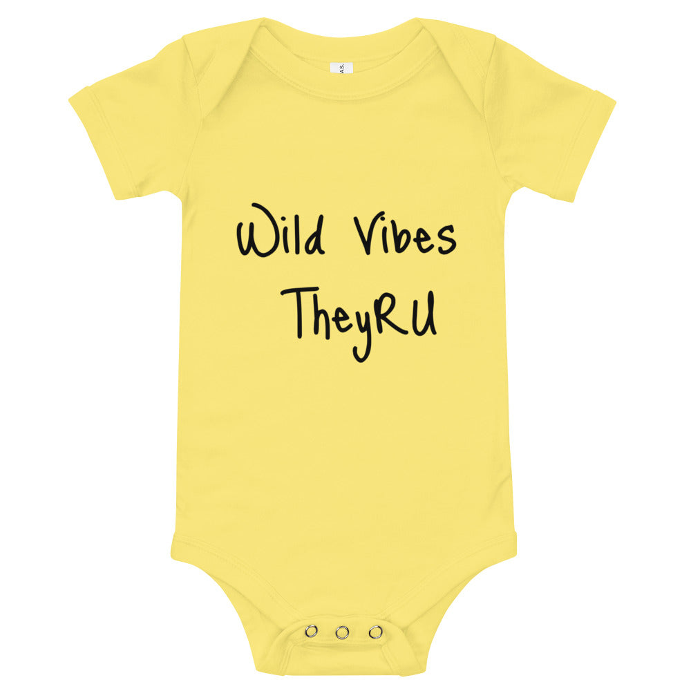 Wild Vibes Baby short sleeve one piece
