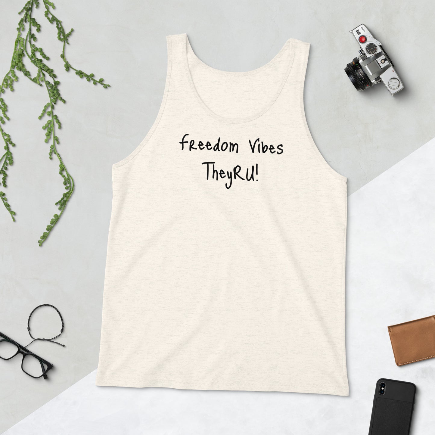Freedom Vibes Unisex Tank Top
