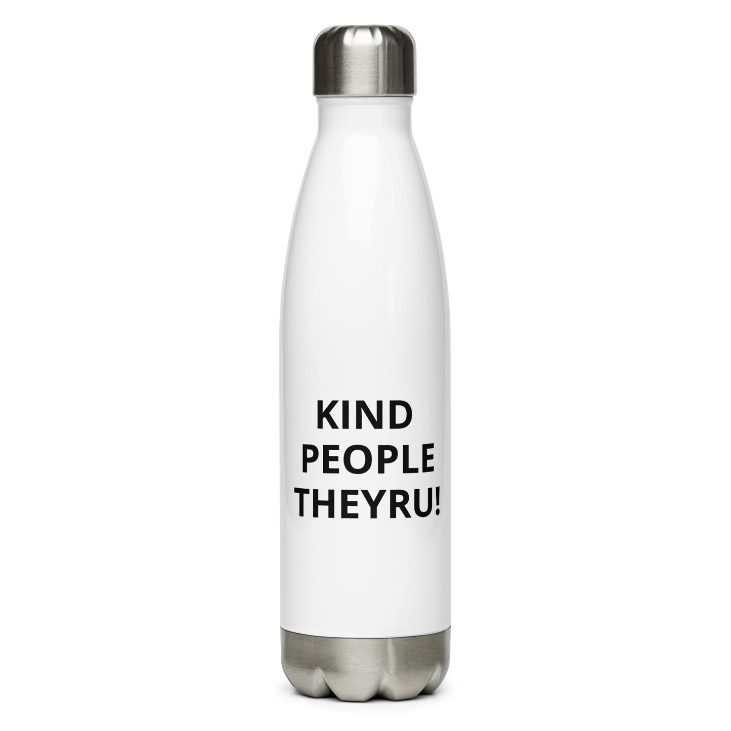 Kind People Stainless Steel Water Bottle