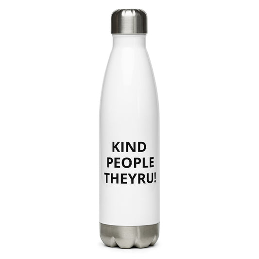 Kind People Stainless Steel Water Bottle