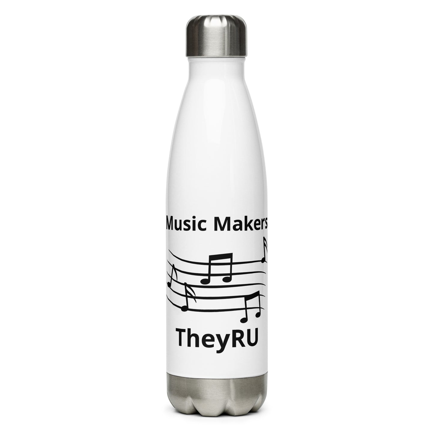 Music Makers Stainless Steel Water Bottle