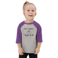Free Spirits Ghost Graphic Toddler baseball shirt