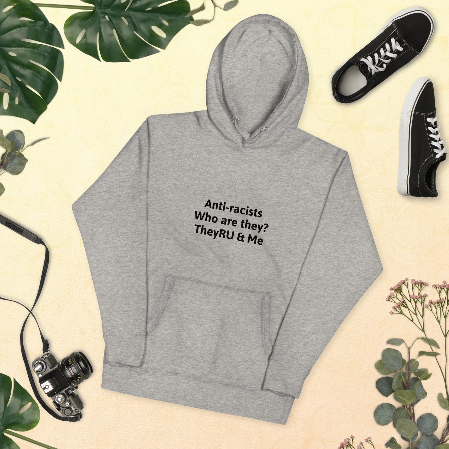Anti-racists Who Are They? Unisex Hoodie