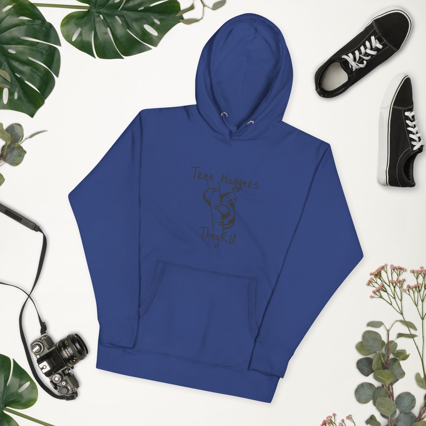 Tree Huggers Graphic Unisex Hoodie