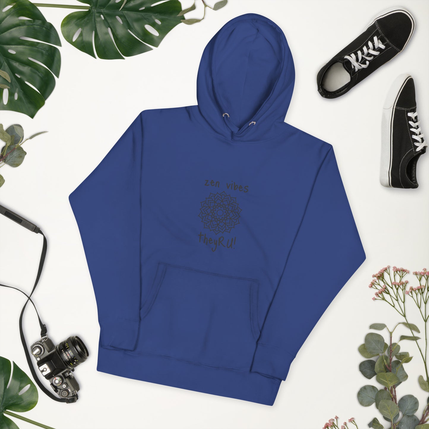 Zen Vibes Mandala Graphic Unisex Hoodie