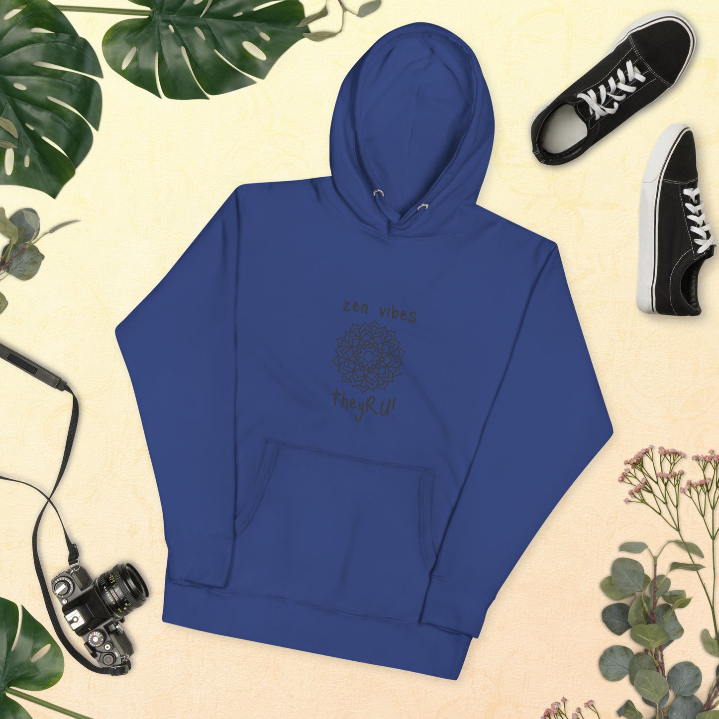 Zen Vibes Mandala Graphic Unisex Hoodie