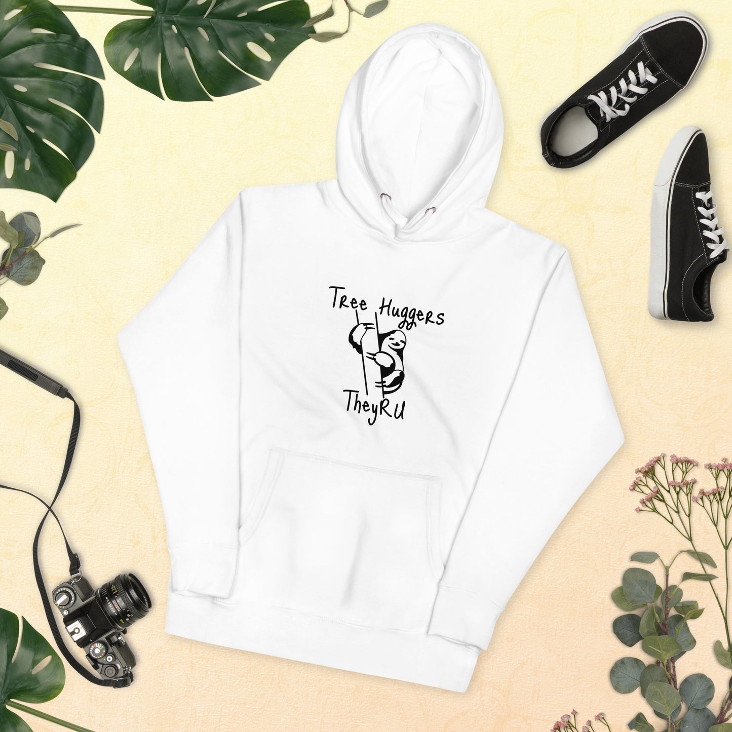 Tree Huggers Graphic Unisex Hoodie