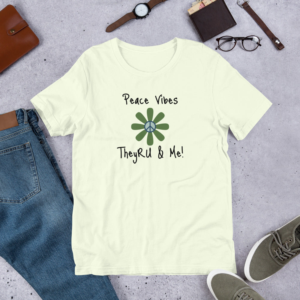 Peace Vibes Graphic Unisex t-shirt