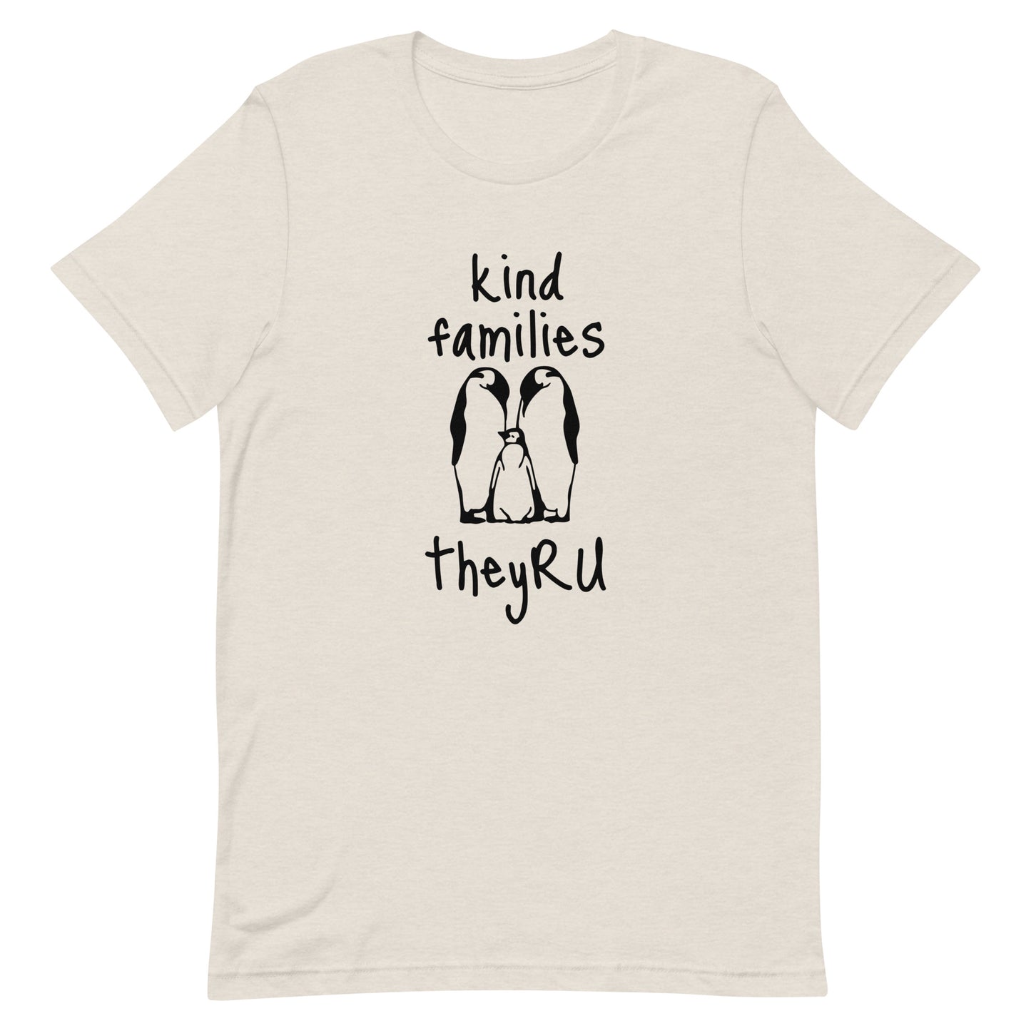 Kind Families Penguin Graphic Unisex t-shirt