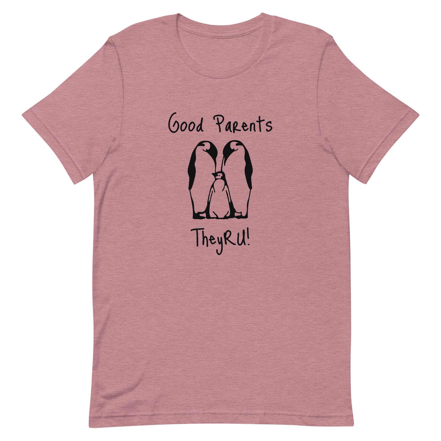 Good Parents Penguin Graphic Unisex t-shirt