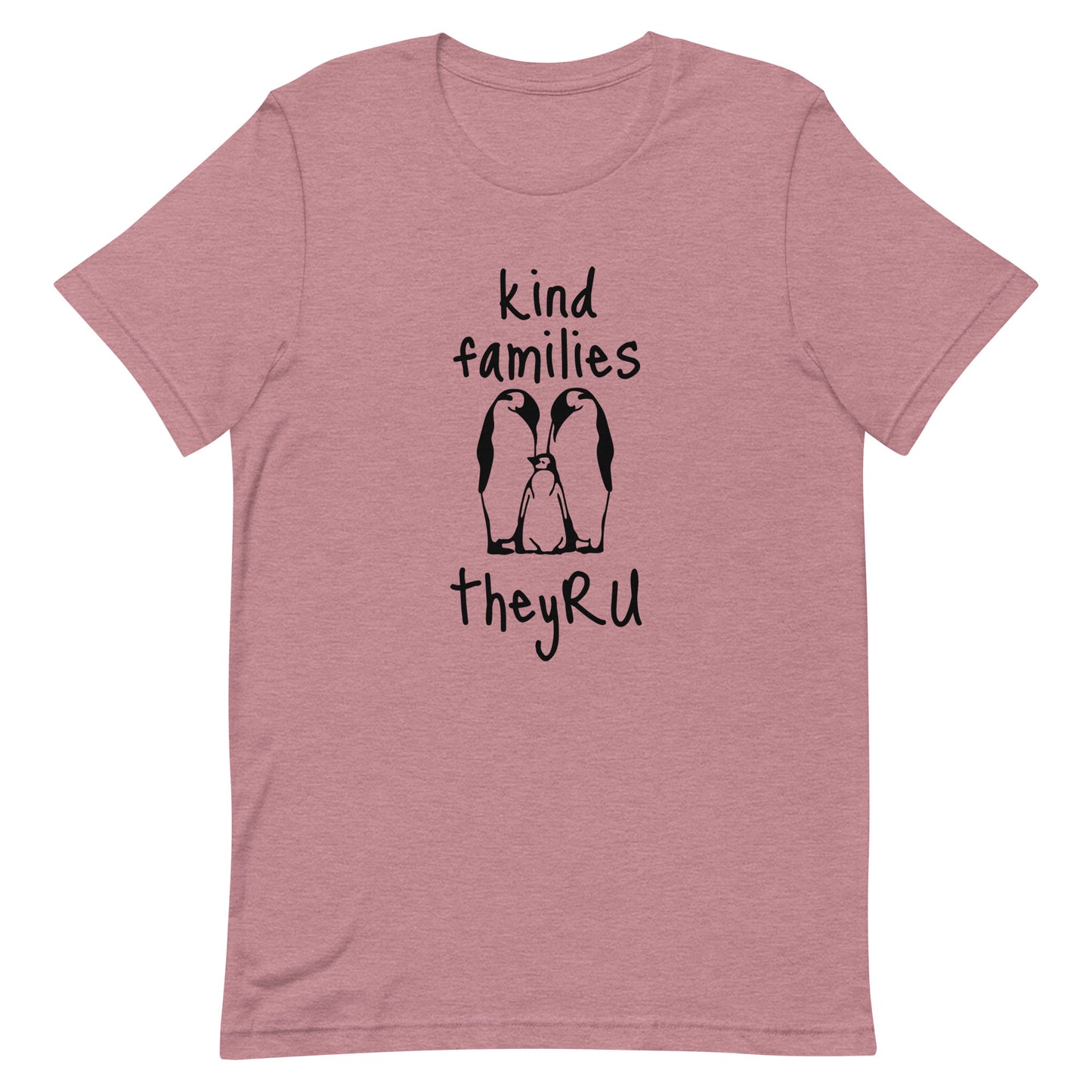 Kind Families Penguin Graphic Unisex t-shirt