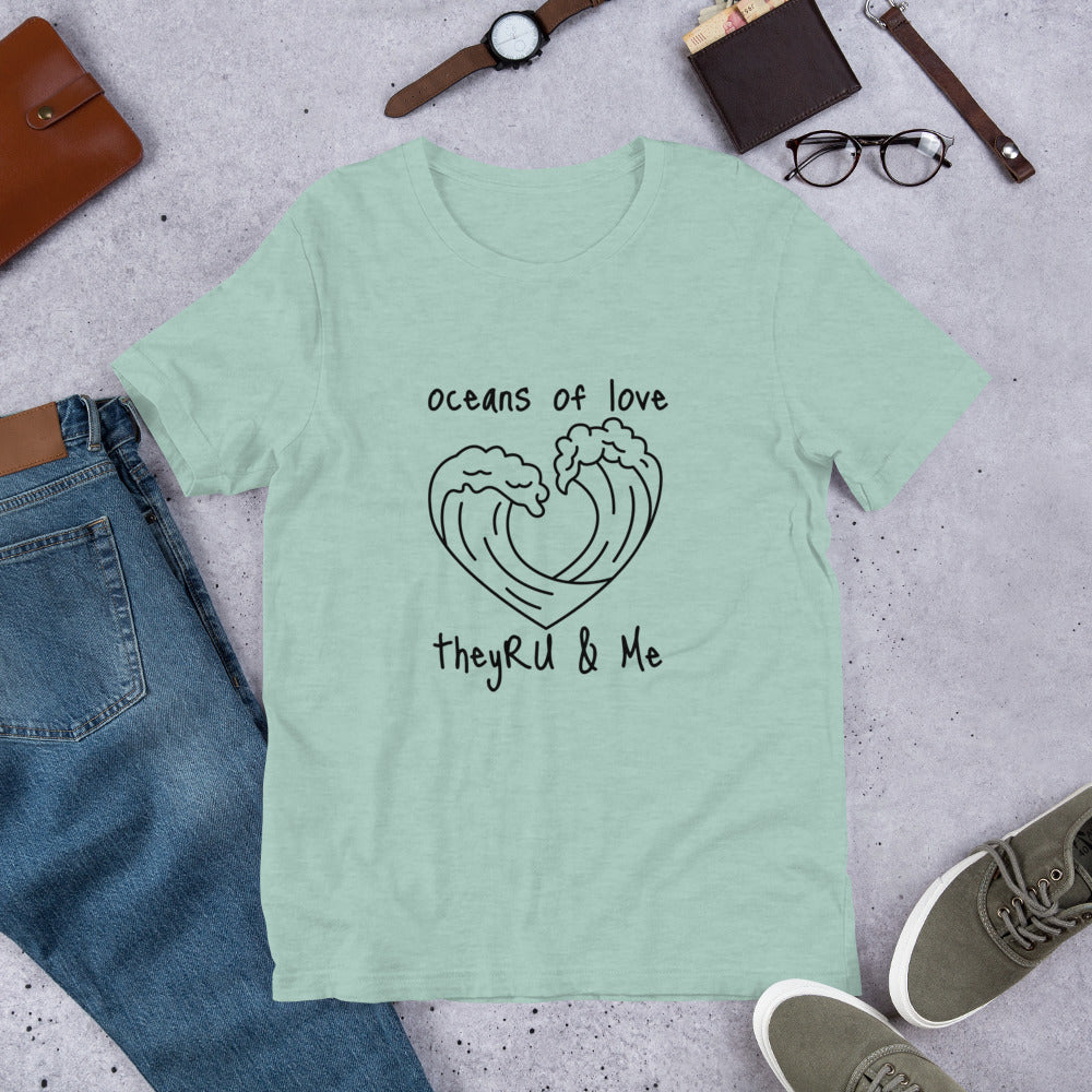 Oceans of Love Graphic Unisex t-shirt