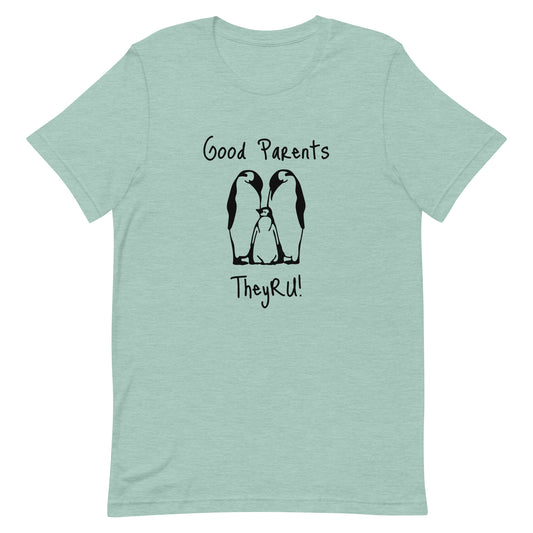 Good Parents Penguin Graphic Unisex t-shirt
