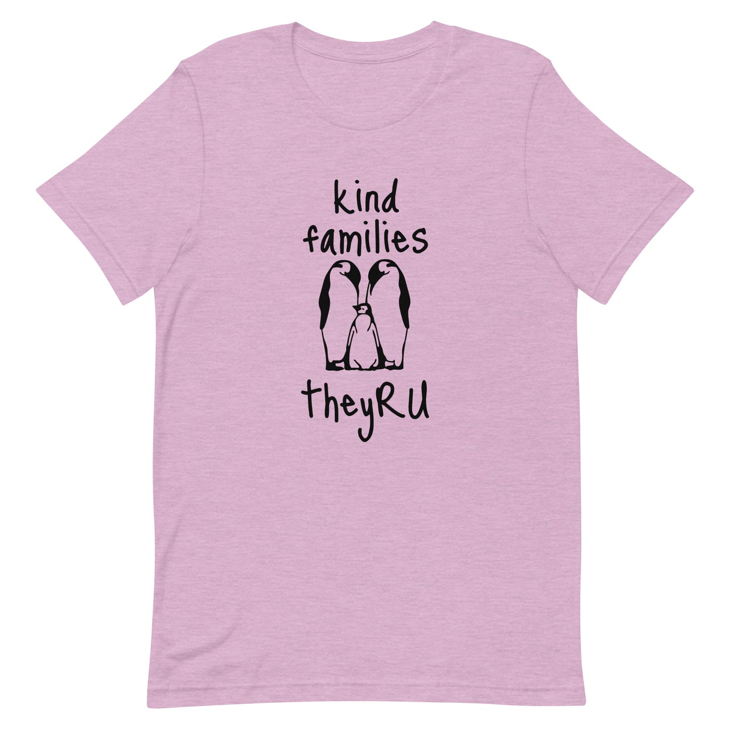Kind Families Penguin Graphic Unisex t-shirt