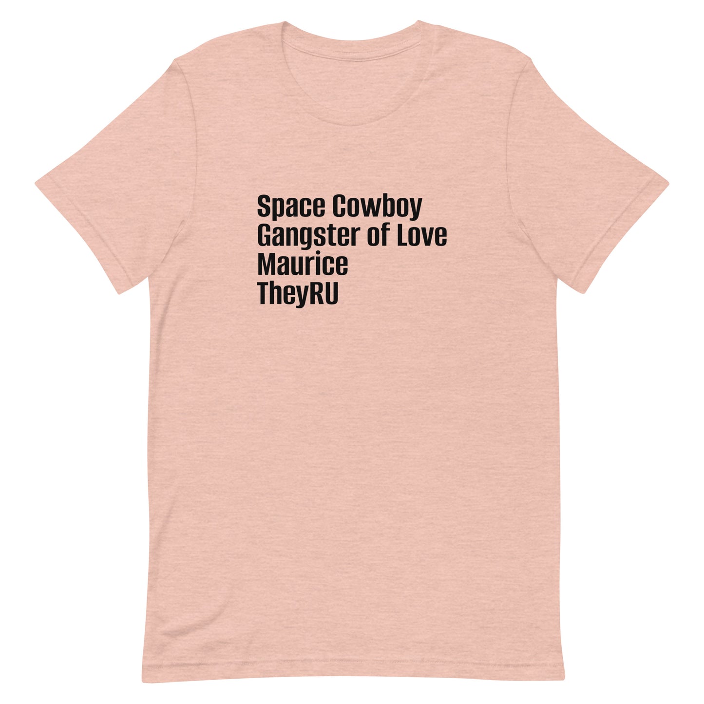 Space Cowboy Gangster Maurice Unisex t-shirt
