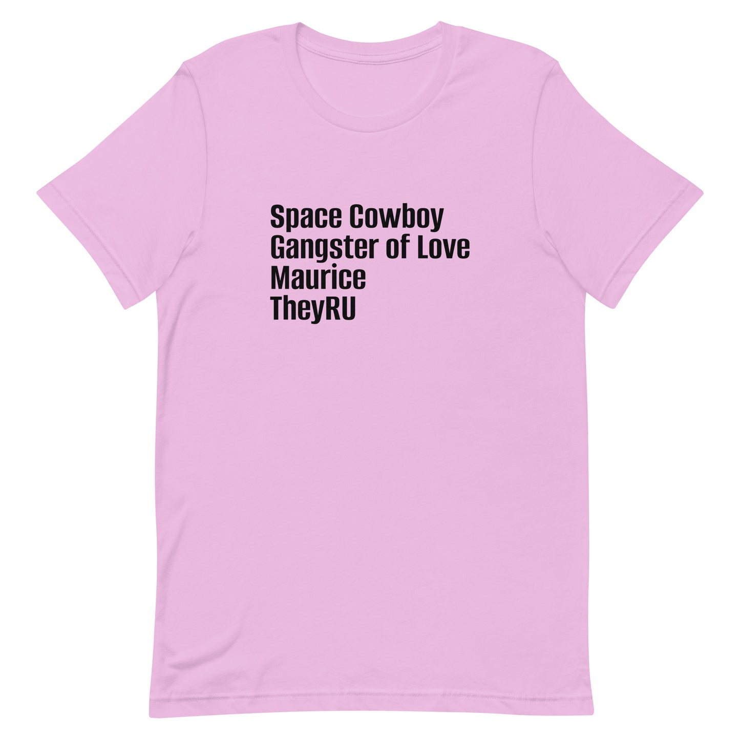 Space Cowboy Gangster Maurice Unisex t-shirt
