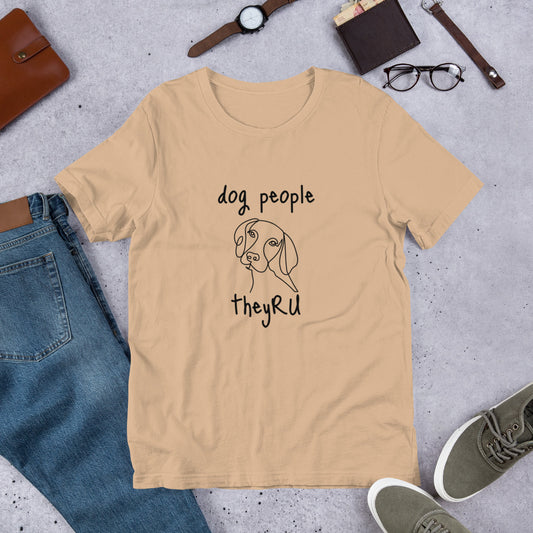 Dog People Unisex t-shirt