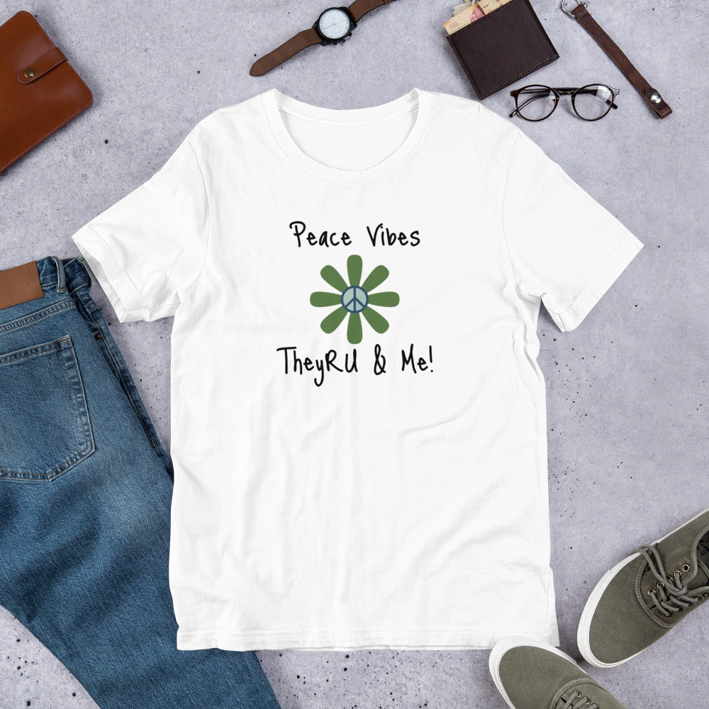 Peace Vibes Graphic Unisex t-shirt