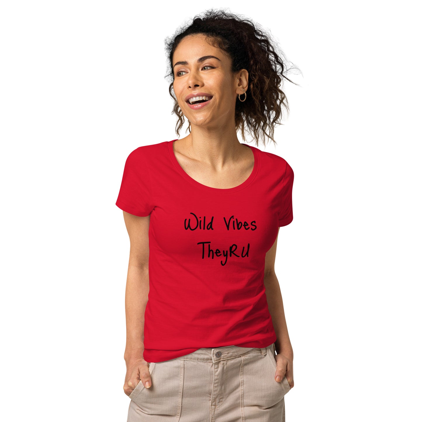 Wild Vibes Women’s basic organic t-shirt
