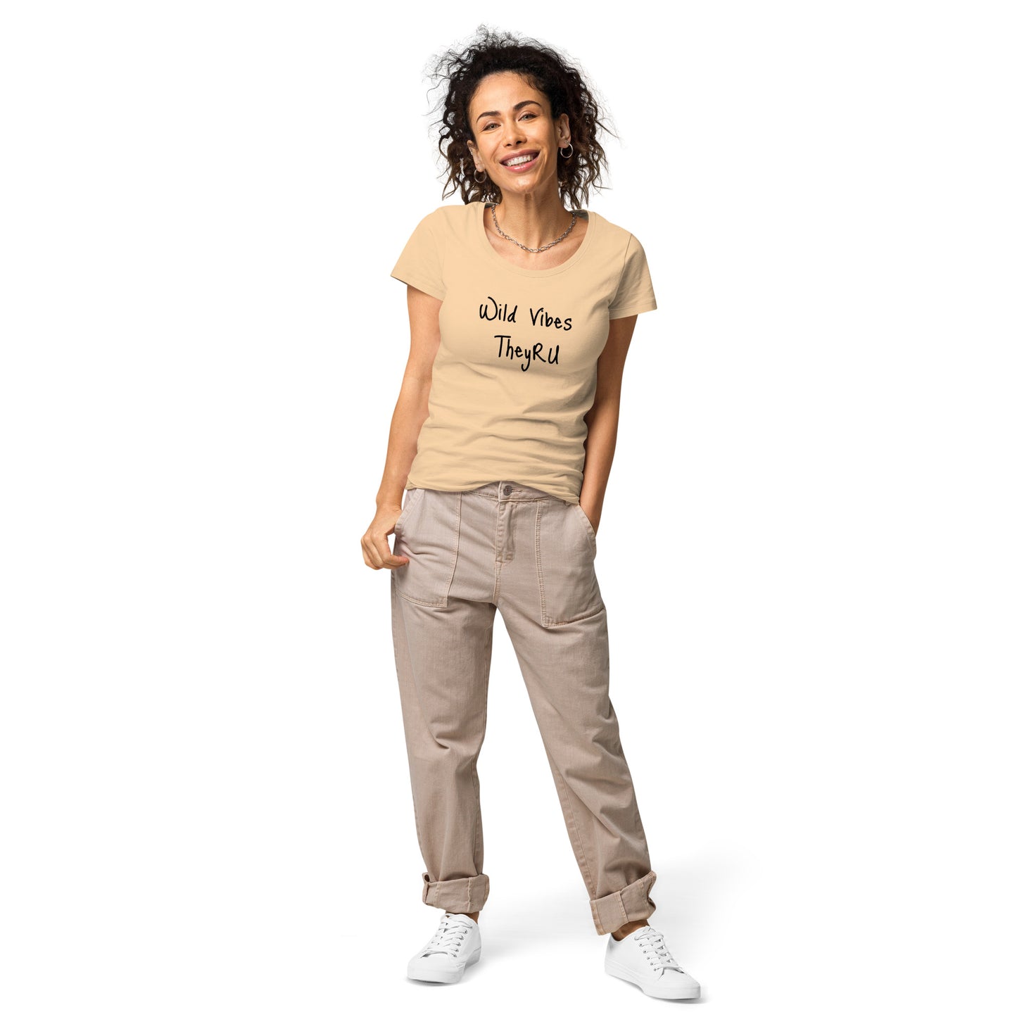 Wild Vibes Women’s basic organic t-shirt