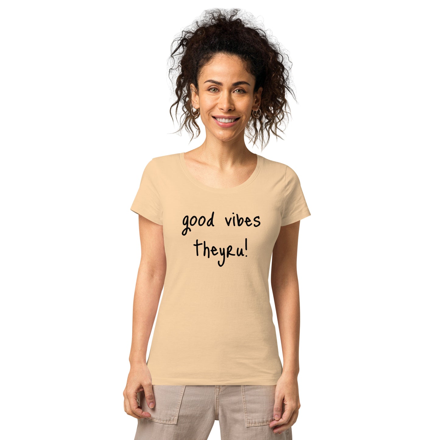 Good Vibes Women’s basic organic t-shirt