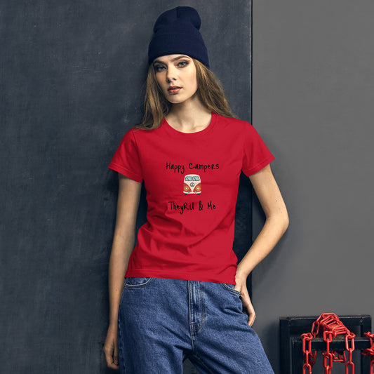 Happy Campers Van Graphic Women's short sleeve t-shirt