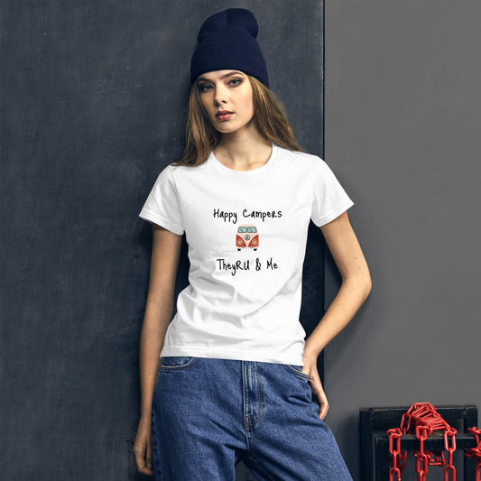Happy Campers Van Graphic Women's short sleeve t-shirt