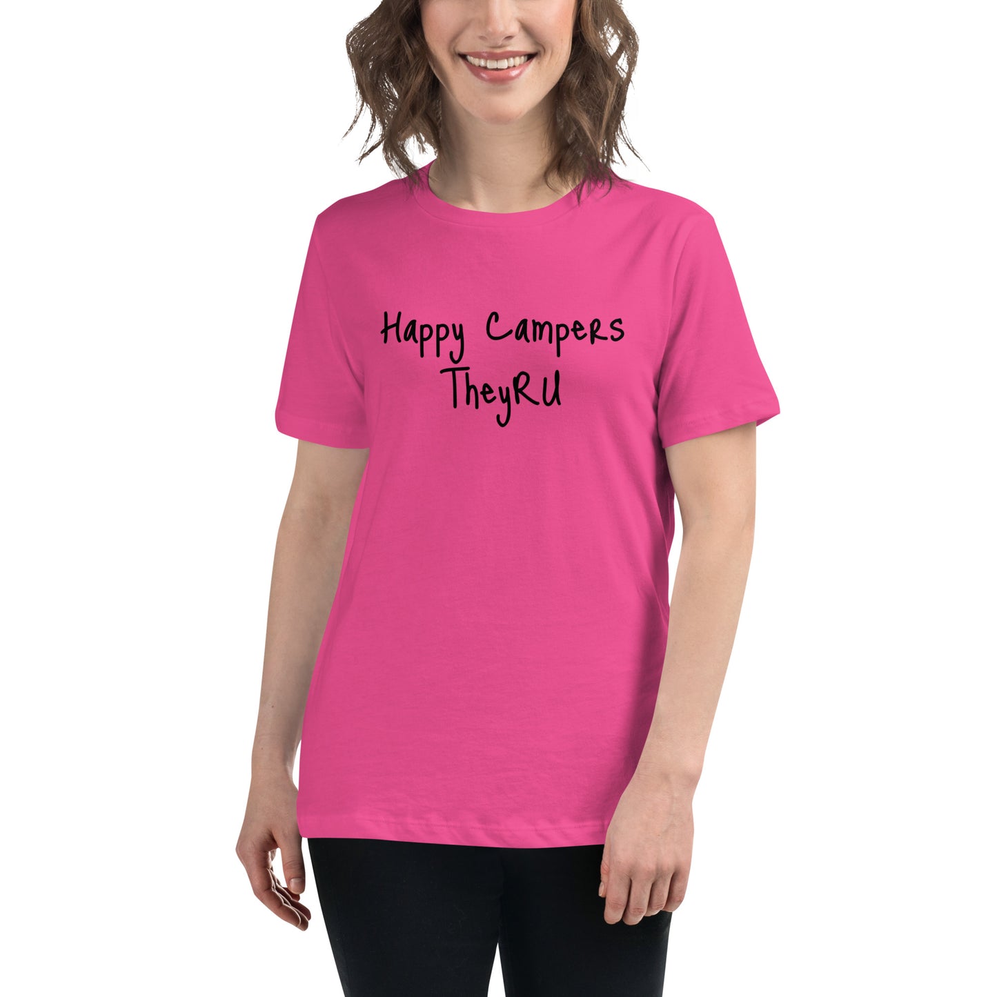 Happy Campers Women's Relaxed T-Shirt