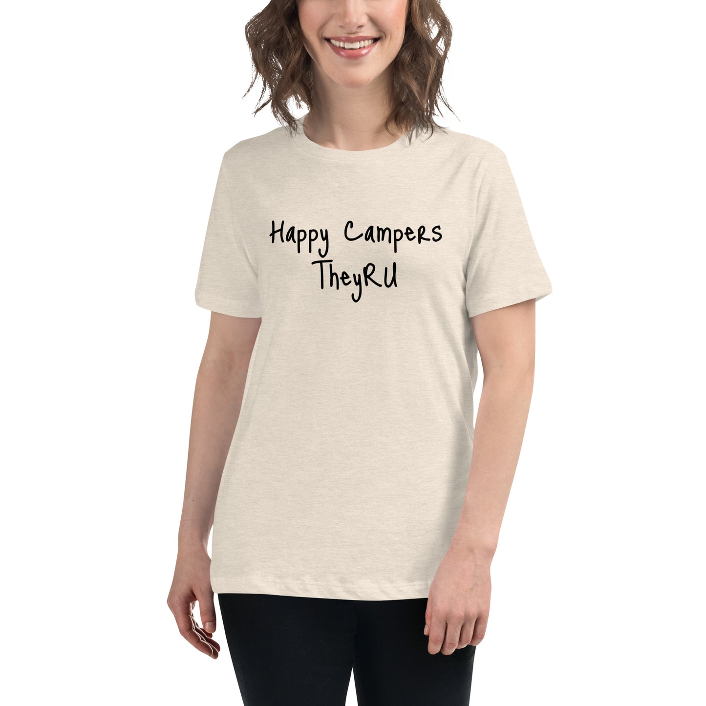 Happy Campers Women's Relaxed T-Shirt