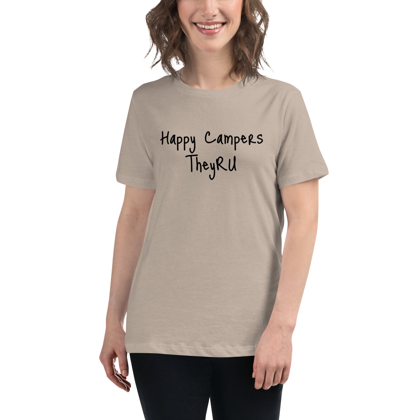 Happy Campers Women's Relaxed T-Shirt