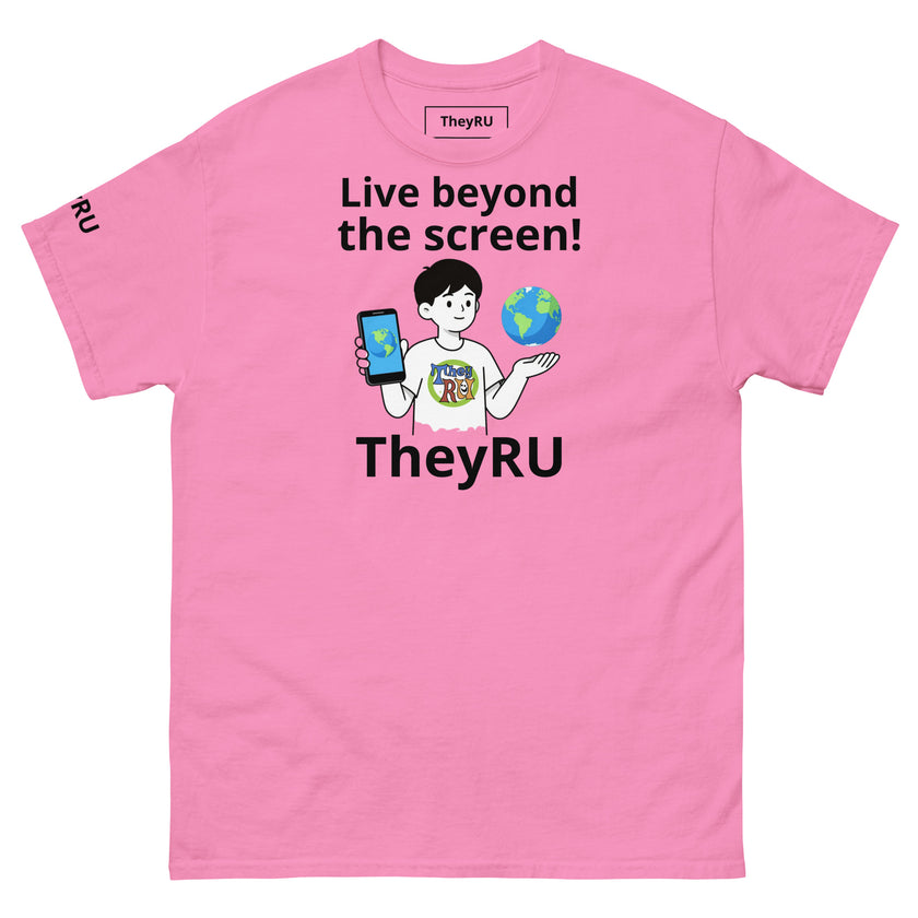 Live beyond the screen TheyRU logo