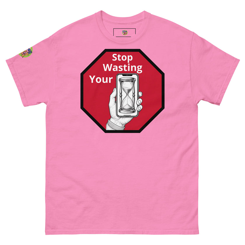 Hour glass Stop wasting your time t shirt