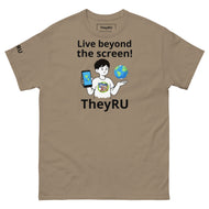 Live beyond the screen TheyRU logo