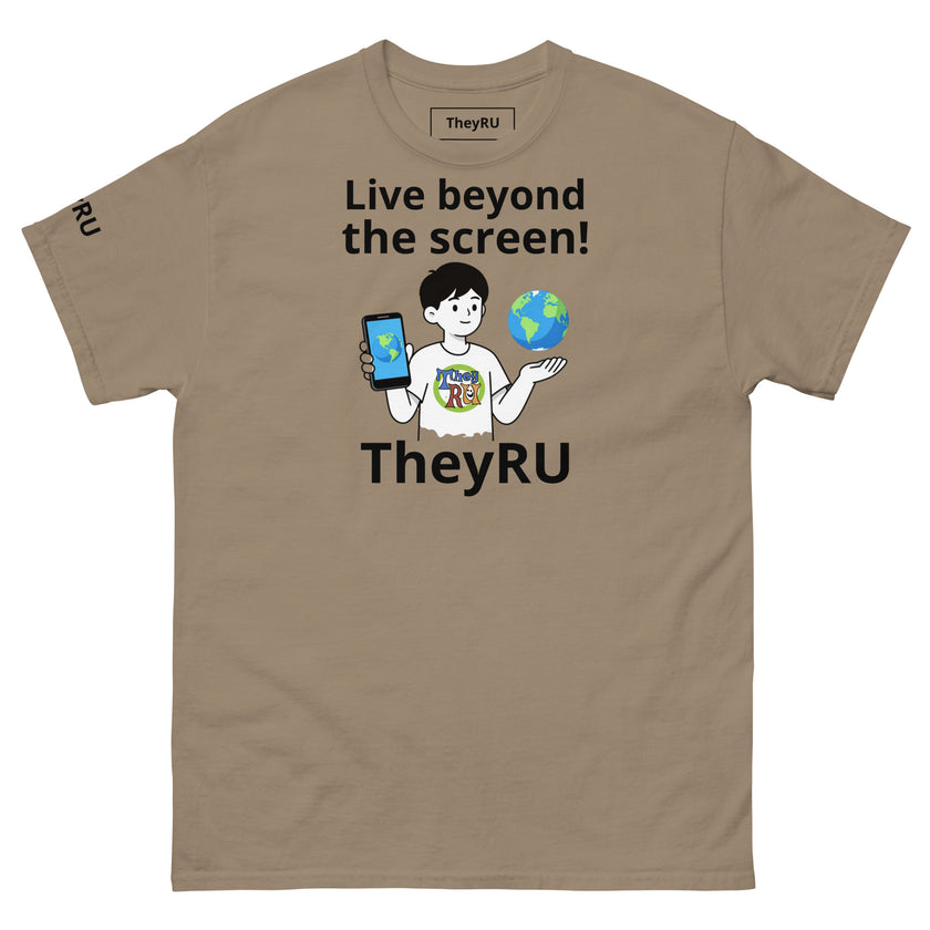 Live beyond the screen TheyRU logo