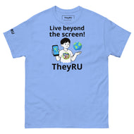Live beyond the screen TheyRU logo