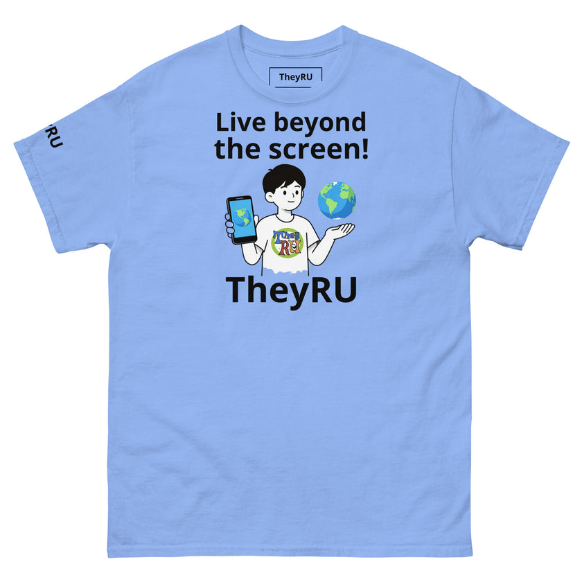Live beyond the screen TheyRU logo