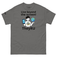 Live beyond the screen TheyRU logo