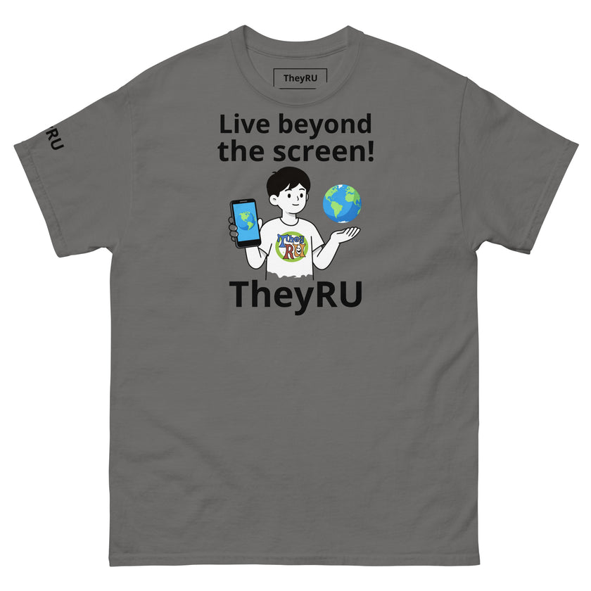 Live beyond the screen TheyRU logo