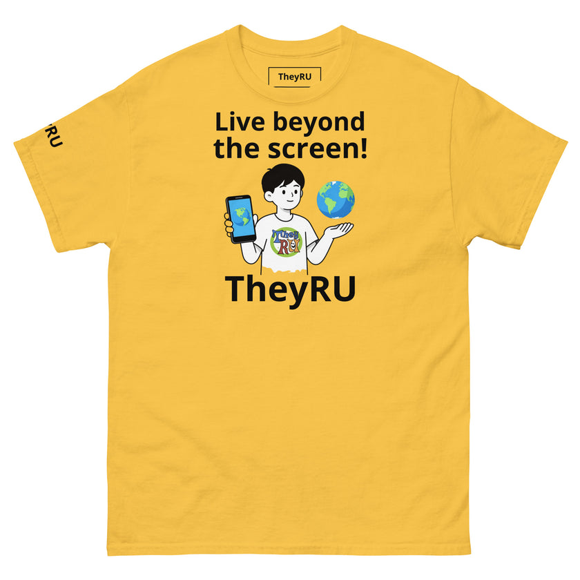 Live beyond the screen TheyRU logo
