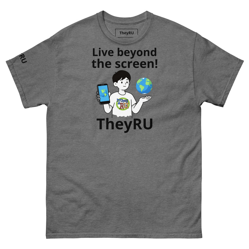 Live beyond the screen TheyRU logo