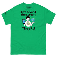 Live beyond the screen TheyRU logo