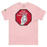Hour glass Stop wasting your time t shirt