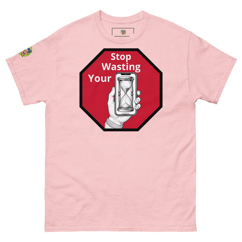 Hour glass Stop wasting your time t shirt