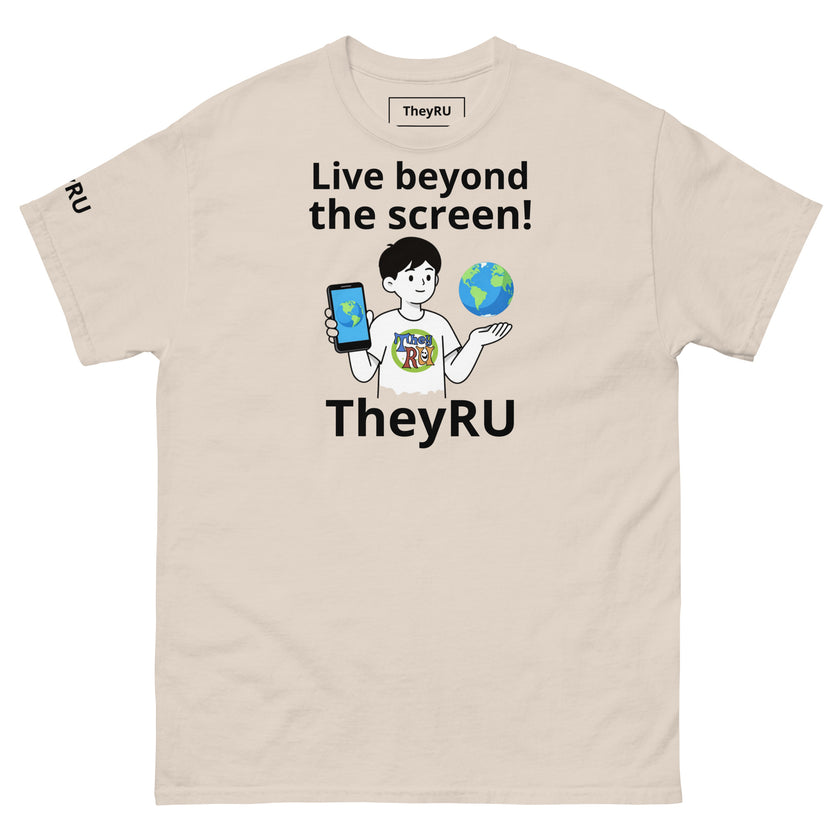 Live beyond the screen TheyRU logo