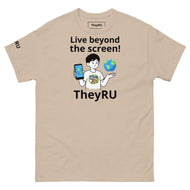 Live beyond the screen TheyRU logo