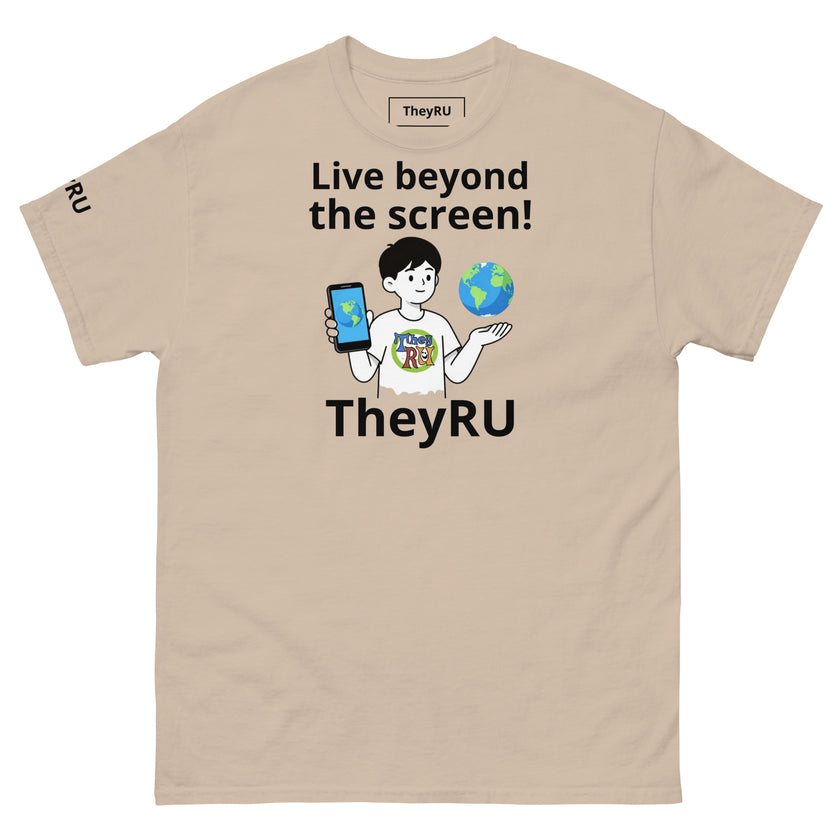 Live beyond the screen TheyRU logo