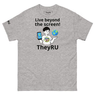 Live beyond the screen TheyRU logo